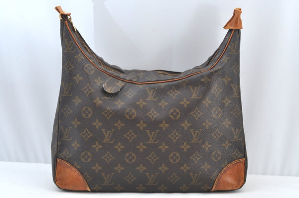 Auth Louis Vuitton Monogram Boulogne 30 Shoulder Cross Bag M52165 LV Junk K8501