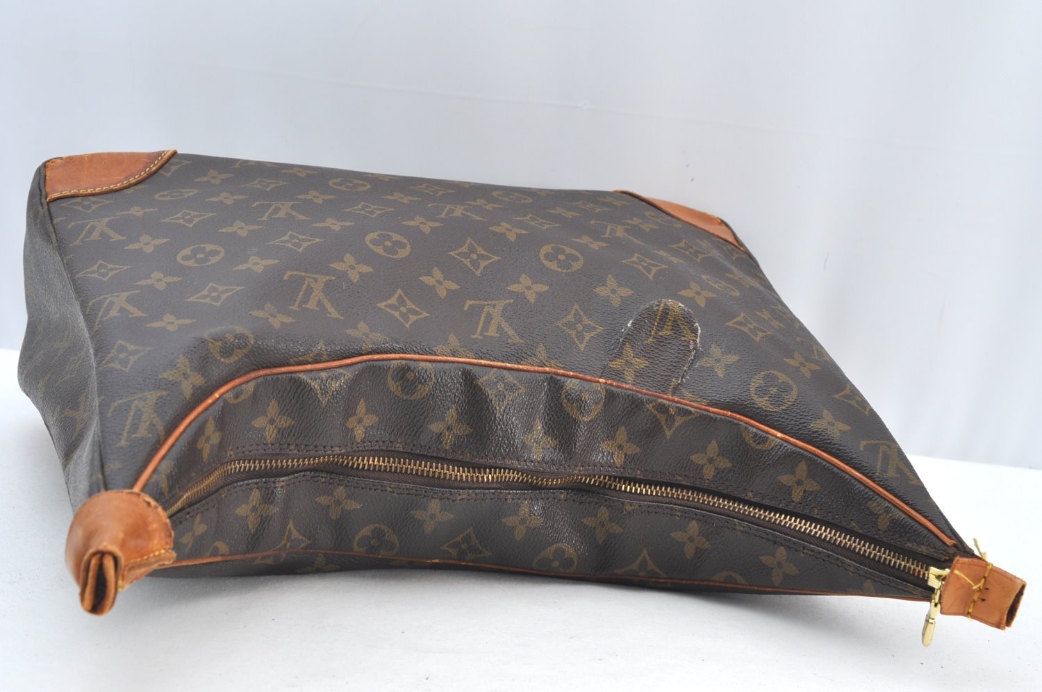 Auth Louis Vuitton Monogram Boulogne 30 Shoulder Cross Bag M52165 LV Junk K8501