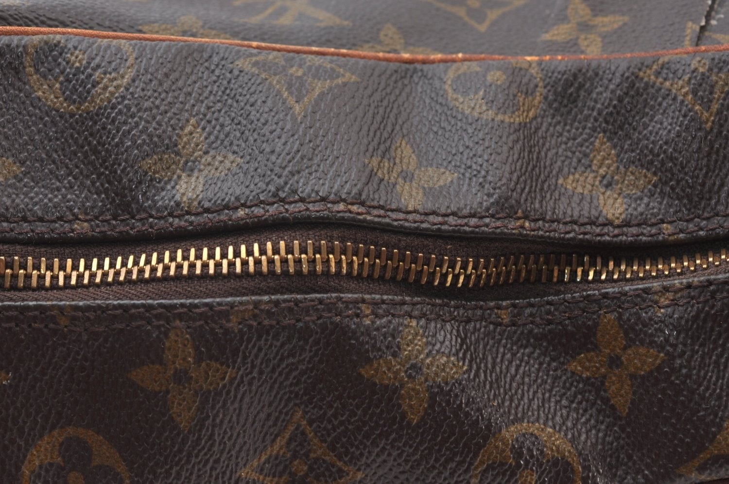 Auth Louis Vuitton Monogram Boulogne 30 Shoulder Cross Bag M52165 LV Junk K8501