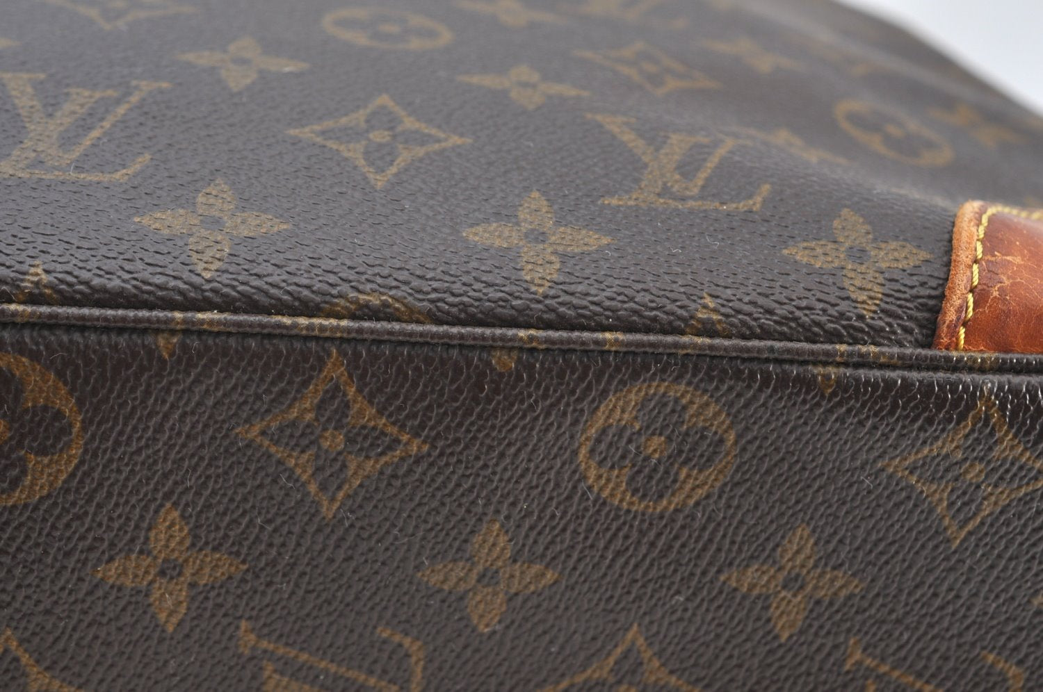 Auth Louis Vuitton Monogram Boulogne 30 Shoulder Cross Bag M52165 LV Junk K8501