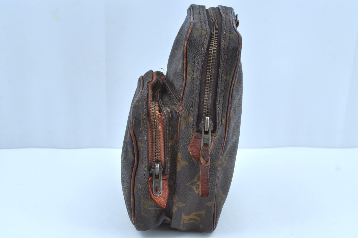 Authentic Louis Vuitton Monogram Amazone Shoulder Cross Bag Old Model Junk K8503