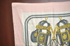 Authentic HERMES Carre 90 Scarf "BRIDES de GALA par " Silk Pink K8505