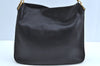 Authentic GUCCI Bamboo 2Way Shoulder Bag Leather Black Junk K8506