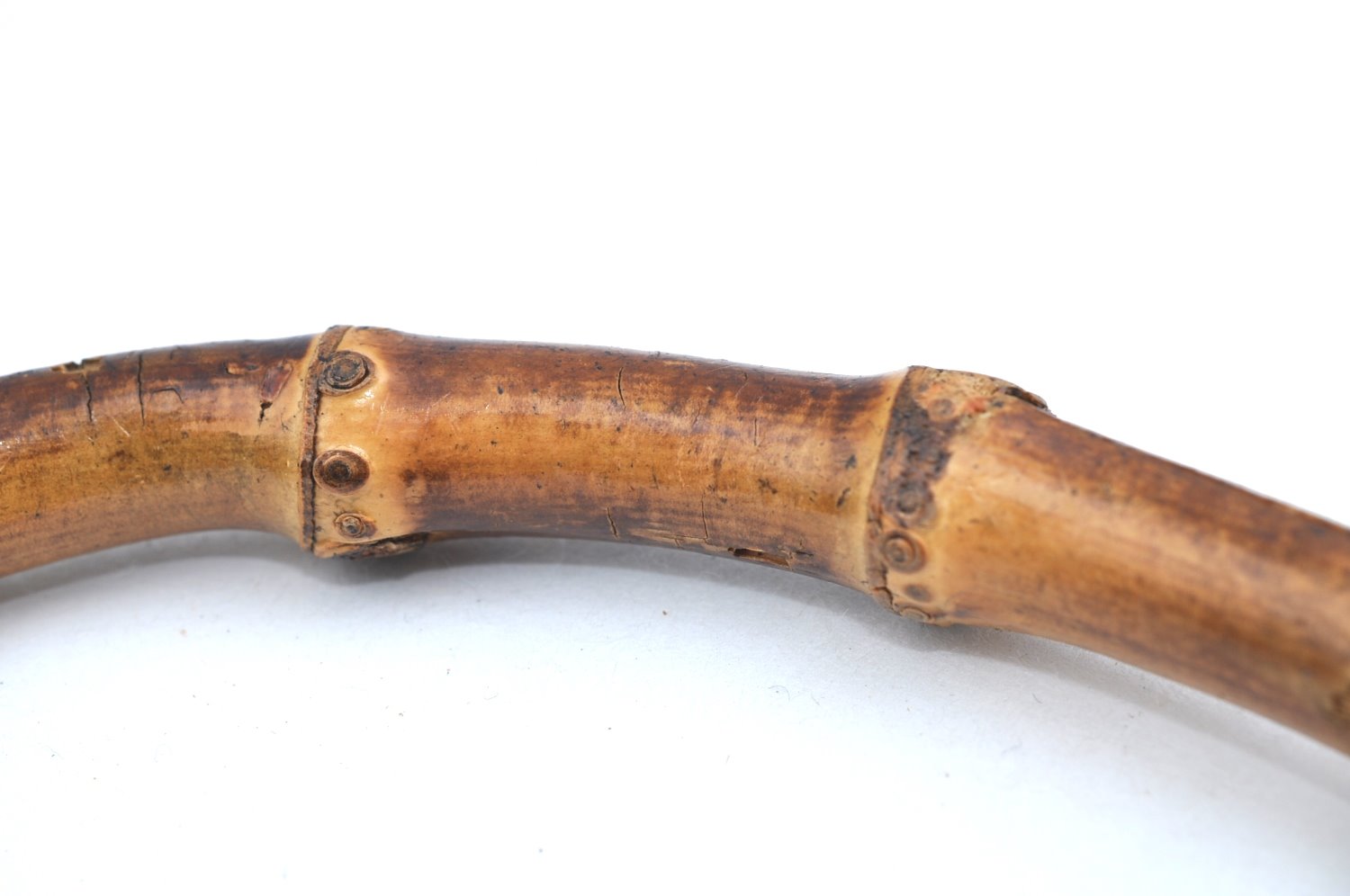 Authentic GUCCI Bamboo 2Way Shoulder Bag Leather Black Junk K8506