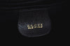 Authentic GUCCI Bamboo 2Way Shoulder Bag Leather Black Junk K8506