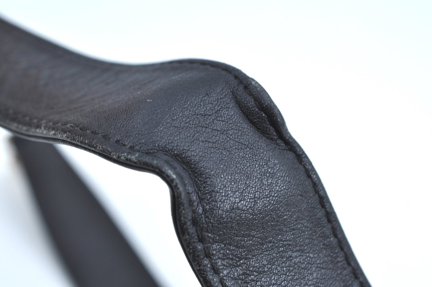 Authentic GUCCI Bamboo 2Way Shoulder Bag Leather Black Junk K8506