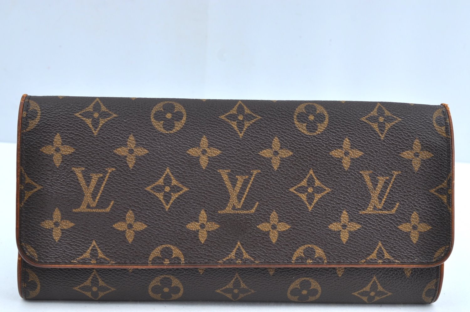 Auth Louis Vuitton Monogram Pochette Twin GM Shoulder Bag M51852 LV Junk K8508