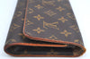 Auth Louis Vuitton Monogram Pochette Twin GM Shoulder Bag M51852 LV Junk K8508