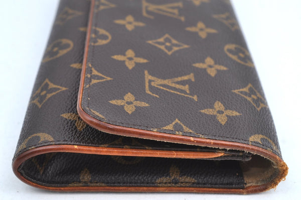 Auth Louis Vuitton Monogram Pochette Twin GM Shoulder Bag M51852 LV Junk K8508