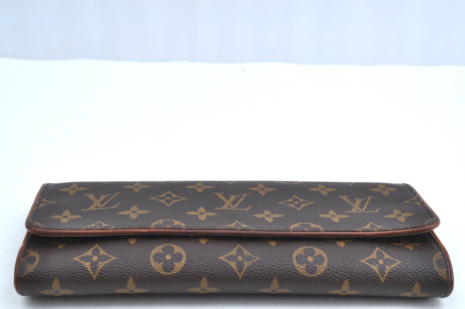 Auth Louis Vuitton Monogram Pochette Twin GM Shoulder Bag M51852 LV Junk K8508