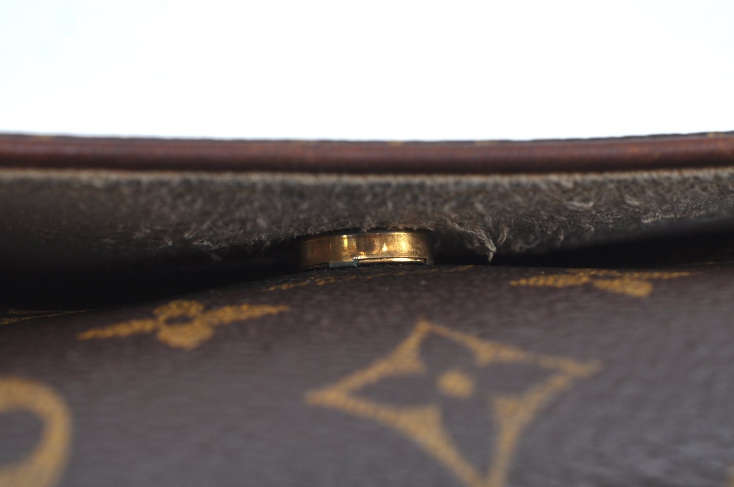 Auth Louis Vuitton Monogram Pochette Twin GM Shoulder Bag M51852 LV Junk K8508