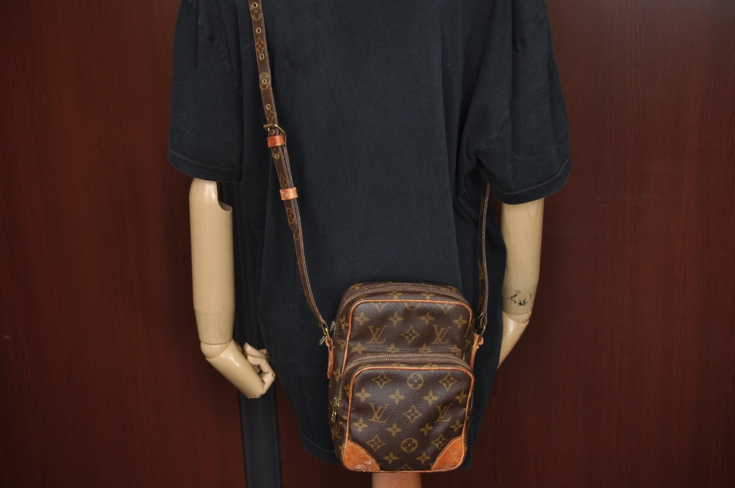 Authentic Louis Vuitton Monogram Amazone Shoulder Cross Body Bag M45236 LV K8509