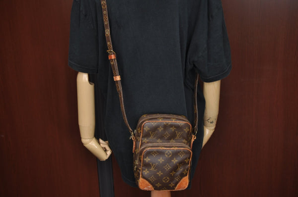 Authentic Louis Vuitton Monogram Amazone Shoulder Cross Body Bag M45236 LV K8509