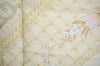 Authentic HERMES Carre 90 Scarf "JEUX DE PAILLE" Silk Beige K8512