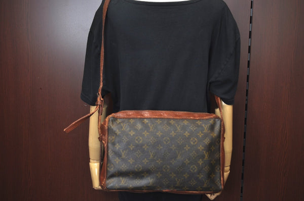 Authentic Louis Vuitton Monogram Sac Bandouliere 35 Shoulder Bag Old Model K8514