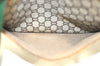 Authentic GUCCI Web Sherry Line GG Plus Tote Bag PVC Leather Brown K8515