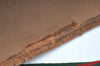 Authentic GUCCI Web Sherry Line GG Plus Tote Bag PVC Leather Brown K8515