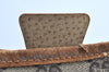 Authentic GUCCI Web Sherry Line GG Plus Tote Bag PVC Leather Brown K8515