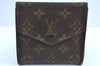 Authentic Louis Vuitton Monogram Porte Monnaie Billets Wallet M61660 Junk K8516