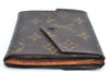 Authentic Louis Vuitton Monogram Porte Monnaie Billets Wallet M61660 Junk K8516