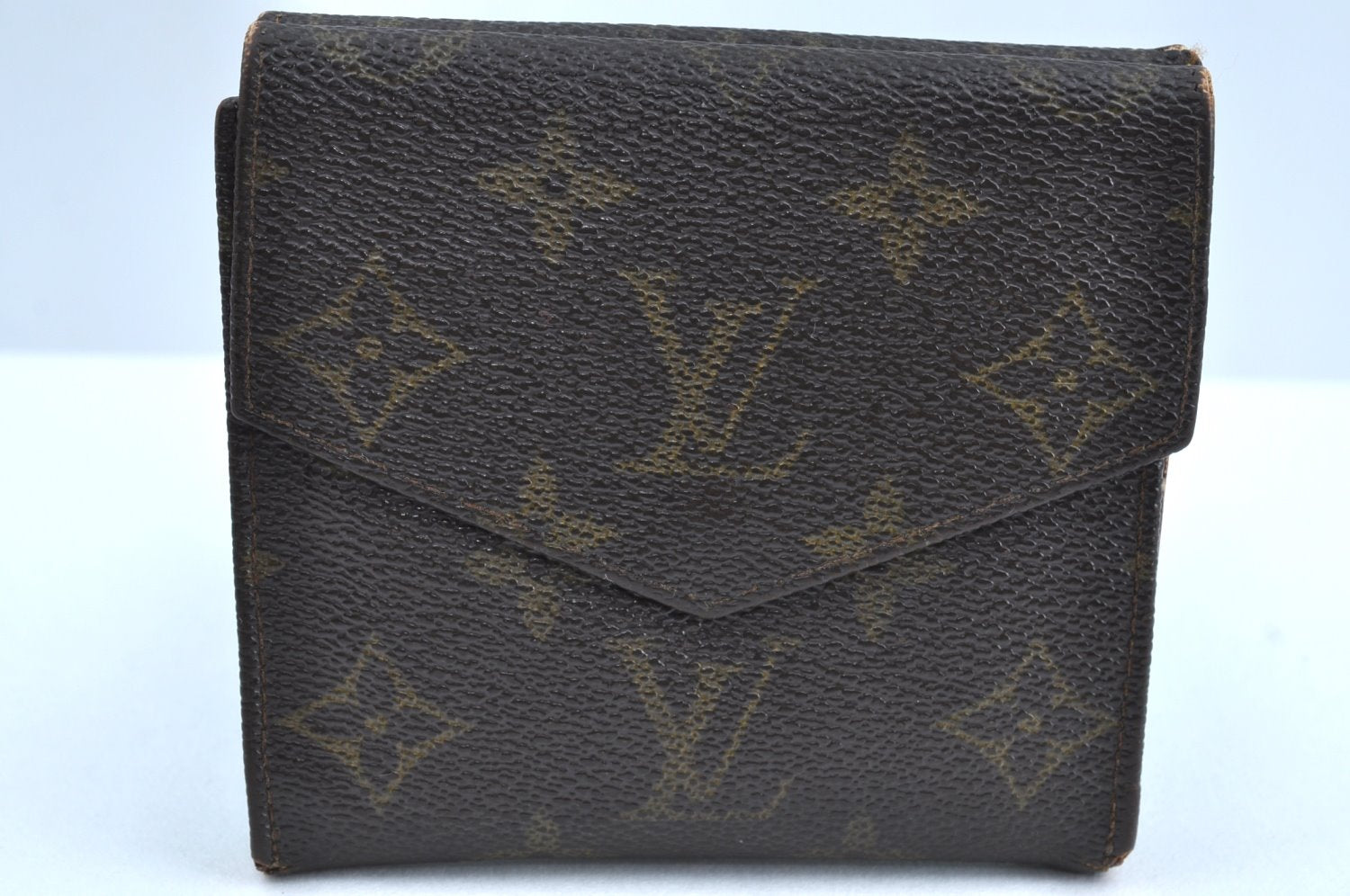 Authentic Louis Vuitton Monogram Porte Monnaie Billets Wallet M61660 LV K8518