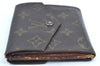 Authentic Louis Vuitton Monogram Porte Monnaie Billets Wallet M61660 LV K8518