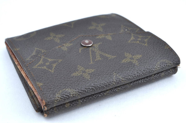 Authentic Louis Vuitton Monogram Porte Monnaie Billets Wallet M61660 LV K8518