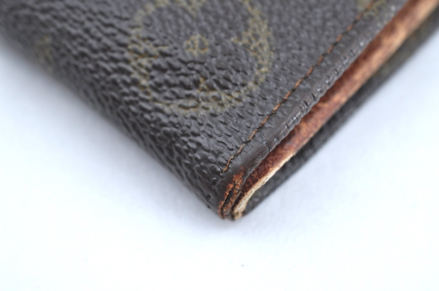 Authentic Louis Vuitton Monogram Porte Monnaie Billets Wallet M61660 LV K8518