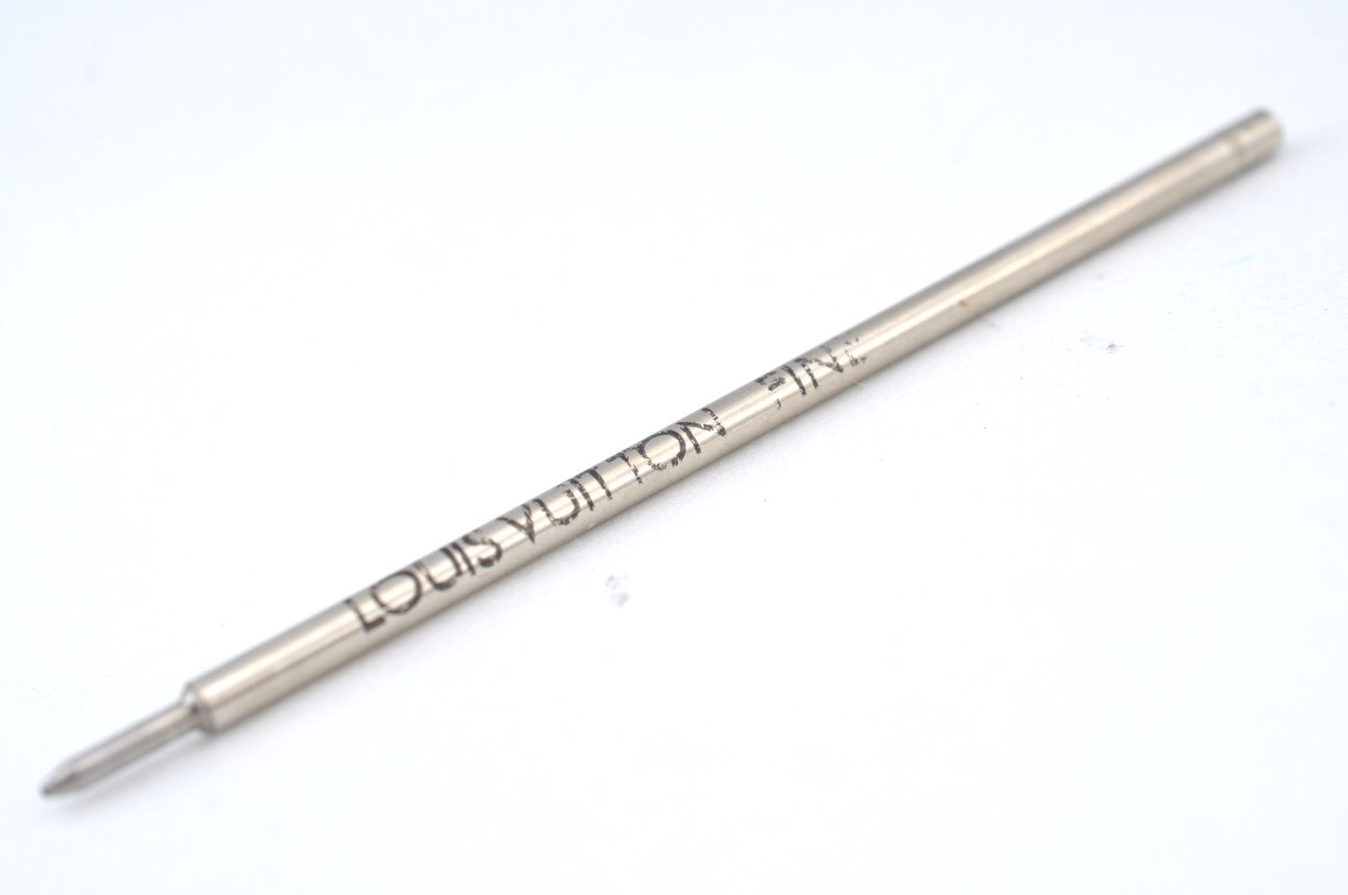 Authentic Louis Vuitton Stylo Agenda GM Ballpoint Pen Silver N75001 LV K8520