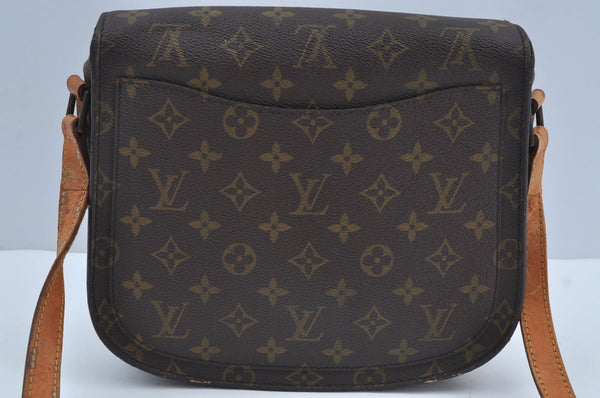 Auth Louis Vuitton Monogram Saint Cloud GM Shoulder Cross Bag Old Model K8521
