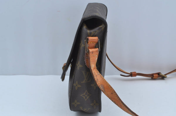 Auth Louis Vuitton Monogram Saint Cloud GM Shoulder Cross Bag Old Model K8521