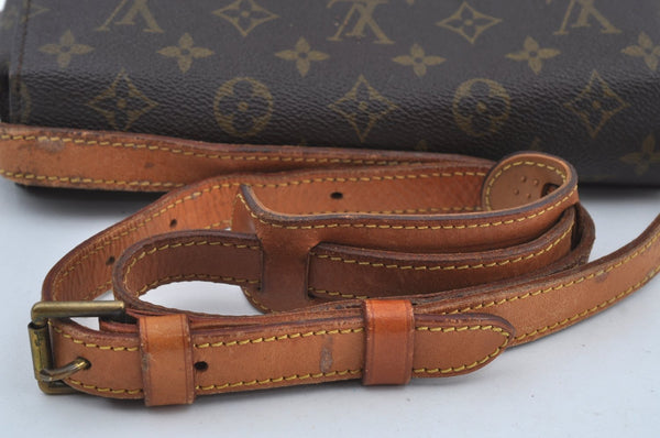 Auth Louis Vuitton Monogram Saint Cloud GM Shoulder Cross Bag Old Model K8521