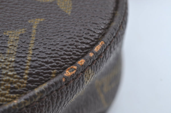 Auth Louis Vuitton Monogram Saint Cloud GM Shoulder Cross Bag Old Model K8521