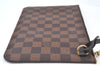 Authentic Louis Vuitton Damier Neverfull Pouch Purse Clutch Bag LV K8534