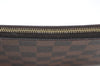 Authentic Louis Vuitton Damier Neverfull Pouch Purse Clutch Bag LV K8534