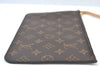 Authentic Louis Vuitton Monogram Neverfull Pouch Purse Clutch Bag LV K8543