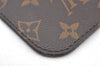 Authentic Louis Vuitton Monogram Neverfull Pouch Purse Clutch Bag LV K8543