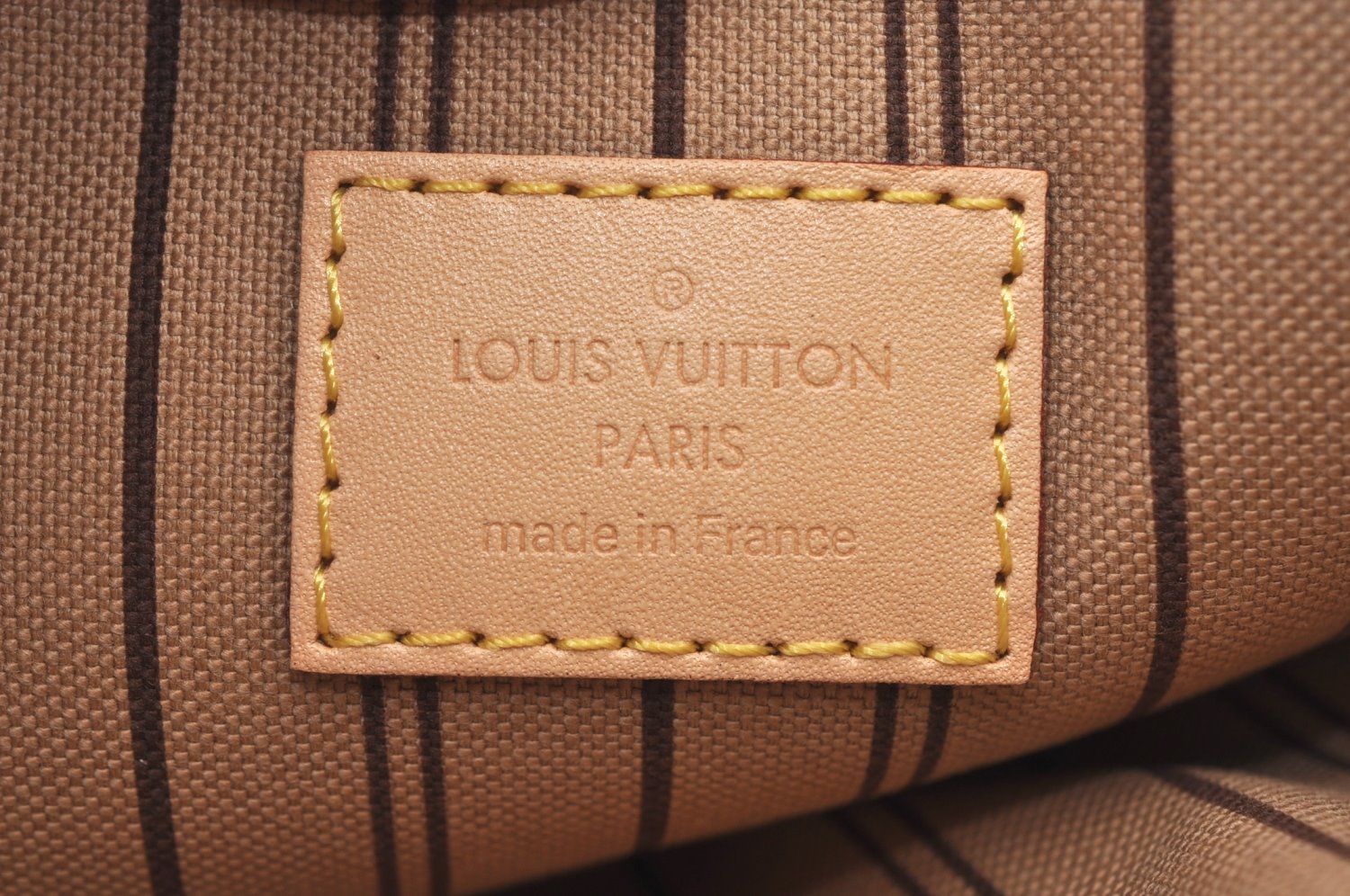 Authentic Louis Vuitton Monogram Neverfull Pouch Purse Clutch Bag LV K8543