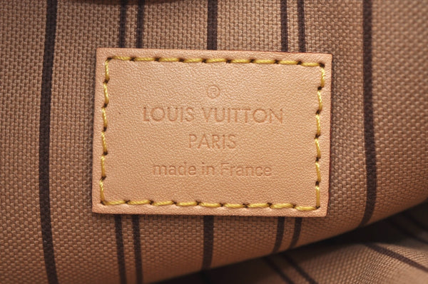 Authentic Louis Vuitton Monogram Neverfull Pouch Purse Clutch Bag LV K8543