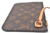 Authentic Louis Vuitton Monogram Neverfull Pouch Purse Clutch Bag LV K8552