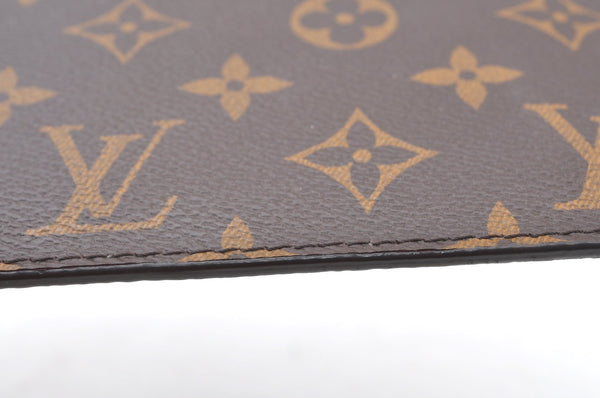 Authentic Louis Vuitton Monogram Neverfull Pouch Purse Clutch Bag LV K8552