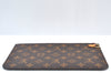 Authentic Louis Vuitton Monogram Neverfull Pouch Purse Clutch Bag Red LV K8556