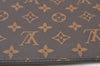 Authentic Louis Vuitton Monogram Neverfull Pouch Purse Clutch Bag Red LV K8556