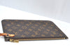 Authentic Louis Vuitton Monogram Neverfull Pouch Purse Clutch Bag LV K8557