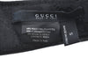 Authentic GUCCI Web Sherry Line Sun Visor GG Canvas Leather Size S Black K8562