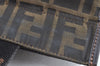 Authentic FENDI Zucca Folding Hand Tote Bag Nylon Brown Junk K8570