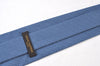 Authentic Louis Vuitton Vintage Logo Necktie Tie Silk Blue LV K8572