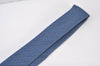 Authentic Louis Vuitton Vintage Logo Necktie Tie Silk Blue LV K8572