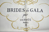 Authentic HERMES Carre 90 Scarf "BRIDES de GALA par" Silk Blue K8574