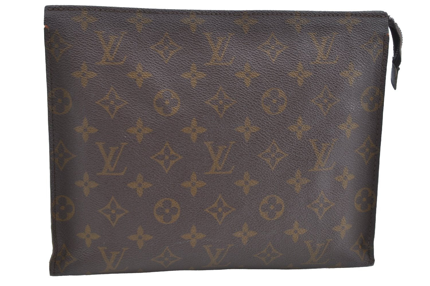 Auth Louis Vuitton Monogram Poche Toilette 26 Cosmetics Pouch Old Model LV K8576